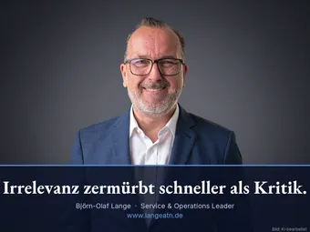 Björn-Olaf Lange, Irrelevanz zermürbt schneller als Kritik